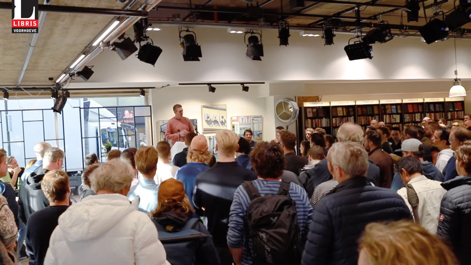 Bert bij boeklancering
