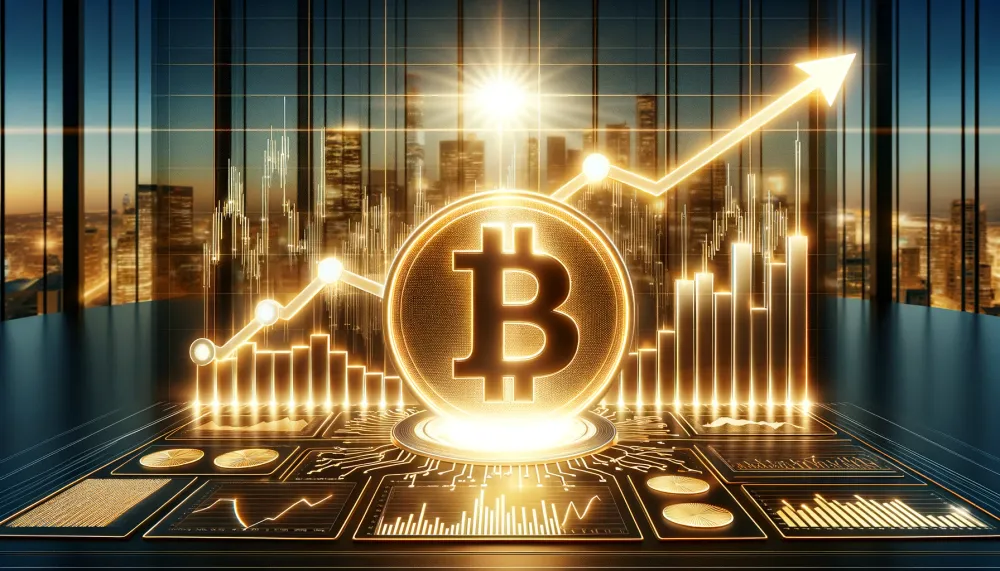 Aantal bitcoins dat op winst staat op hoogste niveau in twee jaar